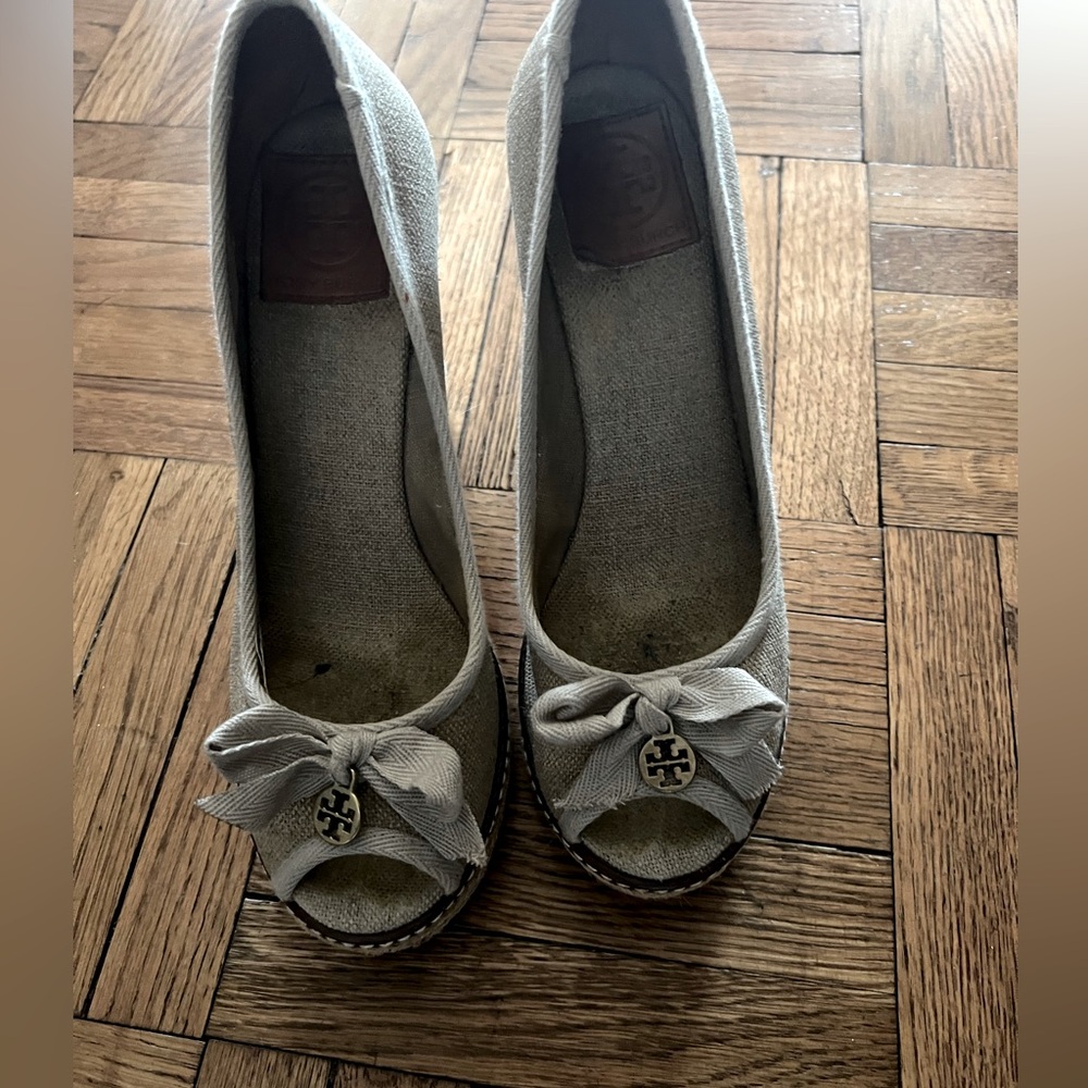 Tory Burch espadrilles, size 8